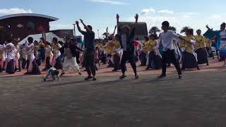 総踊り 南中ソーラン 途中から 神戸よさこいまつり2017 9月3日 マリンピア神戸会場