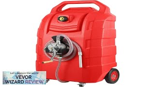 VEVOR Fuel Caddy 32 Gallon Portable Fuel Storage Tank On-Wheels with Manual Review