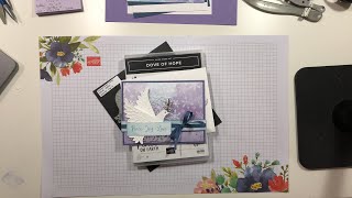 How to make the Stampin Up Detailed Dove, then use it and the Dove of Hope set for a fun fold card!