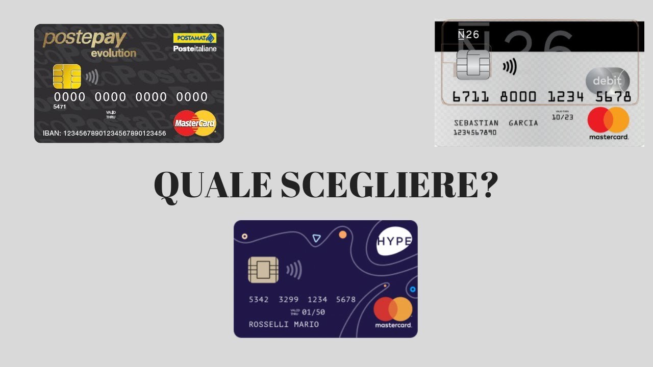 N26 Vs Hype Vs Postepay - Quale Scegliere? - YouTube