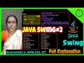 Java Swing #2 | Components | JButton | JLabel | JTextField | JCheckBox | JRadioButton