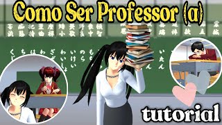 Tutorial Como Ser professora no Sakura School simulation| Virei professora 😱📚