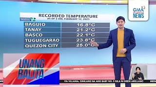 Weather update as of 7:08 AM (February 12, 2025)  | Unang Hirit