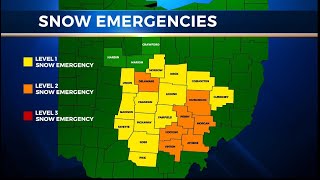 Snow causes school closings and county snow emergencies