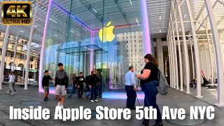 Inside Apple Store 5th Ave NYC – A 3-Minute Luxury Experience