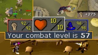 How I got overpowered Combat Stats with 10HP