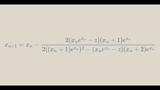 Efficient Lambert W Computation