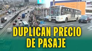 BUSES CIRCULAN CON NORMALIDAD PESE A PARO DE TRANSPORTISTAS