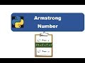 Python for Beginners Part-12 | Armstrong Numbers