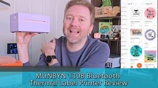 MUNBYN 130B Bluetooth Thermal Label Printer Review: Your Ultimate Shipping Solution!