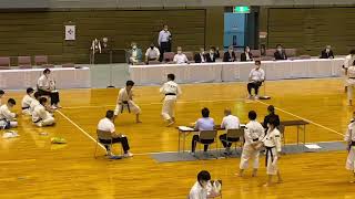 2022年度 第60回 関西学生大会 自由組演武男子初段の部 福田 武田