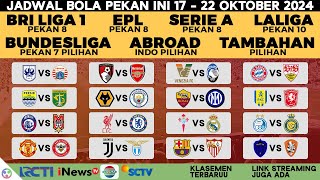 Jadwal Bola Malam Ini Live TV 2024 - EPL Liga Inggris, Serie A, La Liga, Bundesliga, Al Nassr