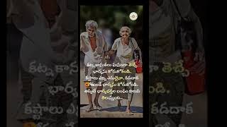 కష్టాలు ఎన్ని ఎదురైనా కడదాకా నడిచిన భార్య #youtubeshort #viral #emotional