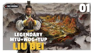 A Historical Liu Bei Campaign | Liu Bei Legendary MTU+WDG+TUP Let's Play E01