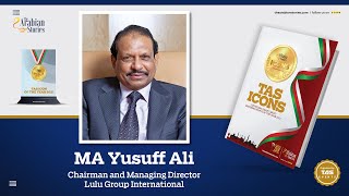 MA Yusuff Ali honoured with ‘TAS ICON’ award by The Arabian Stories | TAS TV