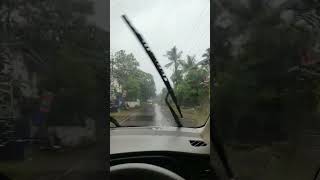 ഇന്നത്തെ യാത്രയിൽ അപ്രതീക്ഷിതമായി വന്ന മഴ 🌧️ #travel #driving #nature