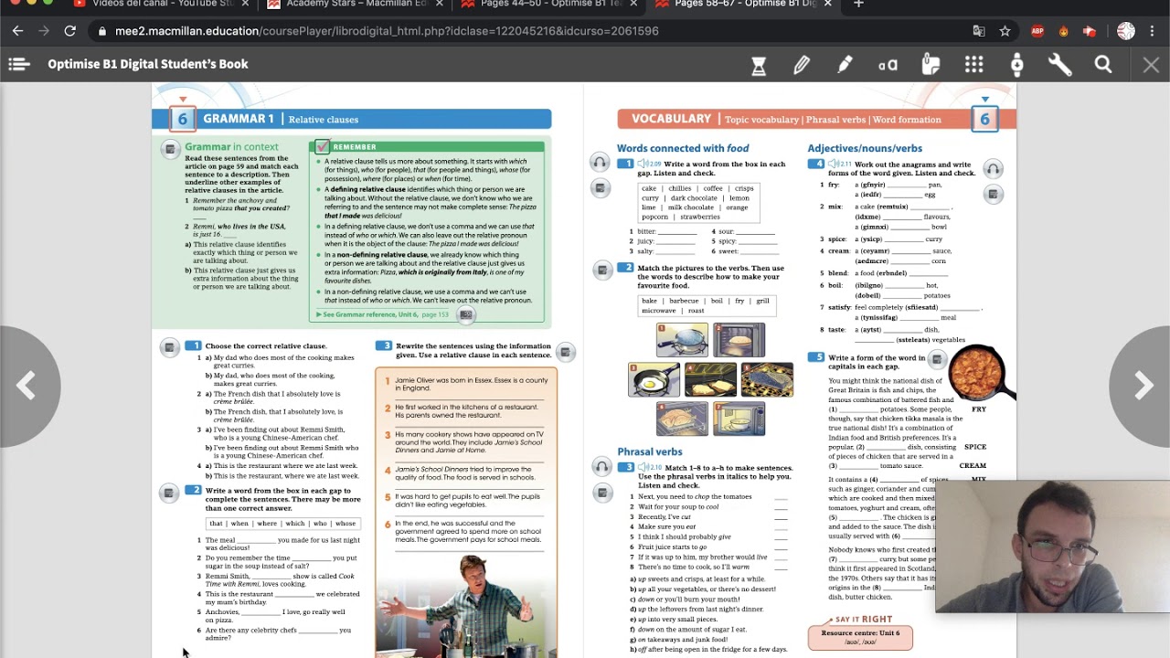 Optimise B1 Lesson 7 Youtube
