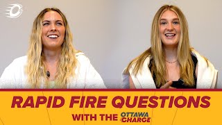 Rapid Fire Questions with the Ottawa Charge | PWHL