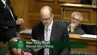 04 March. Tony Ryall grills Health Minister David Cunliffe