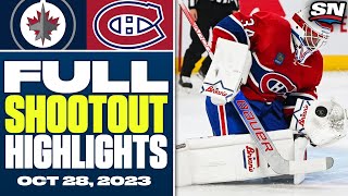 Winnipeg Jets at Montreal Canadiens | FULL Shootout Highlights