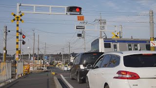 JR水戸線　石岡街道踏切