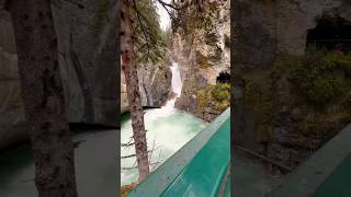 Johnston Canyon Adventure: Waterfalls, Trails, and Beauty. #canyon #johnstoncanyon #waterfall #views