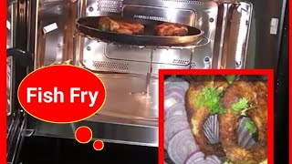 Fish Tandoori in Telugu | Grilled Fish fry in LG microwave oven | Fish fry in oven