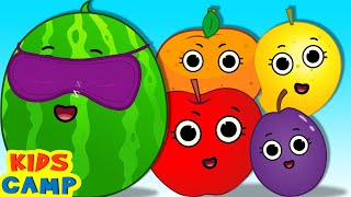 Ten Little Fruits Song | Fun Learning Nursery Rhymes & Kids Songs by @kidscamp ​