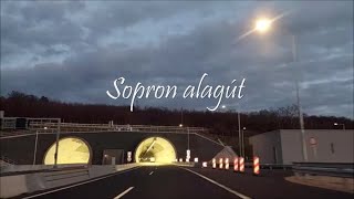 Sopron elkerülő út, Bécsi dombi alagút, M85 | 2025.01.11