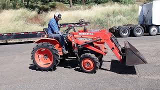 Lot 2146 - Kubota L1501DT Diesel Tractor w/Loader