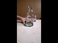 5 inches Tall Glass Water Pipes Inline Percolator Mini Bong