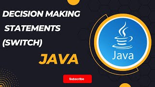 Decision Making Statements(switch) in Java | Core Java | Programming
