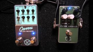 Keeley Mag Echo and Caverns Delay and Reverb In Shimmer Mode