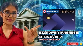 WHAT IS BIZ POWER CREDIT CARD ||HDFC BANK BUSINESS CARD || BENIFITS \u0026 FEATURES || #hdfcbank