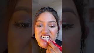 |Whiten  my teeth in 14 days| Colgate visible whitening booster gel😍😱  #youtubeshorts #whiteteeth