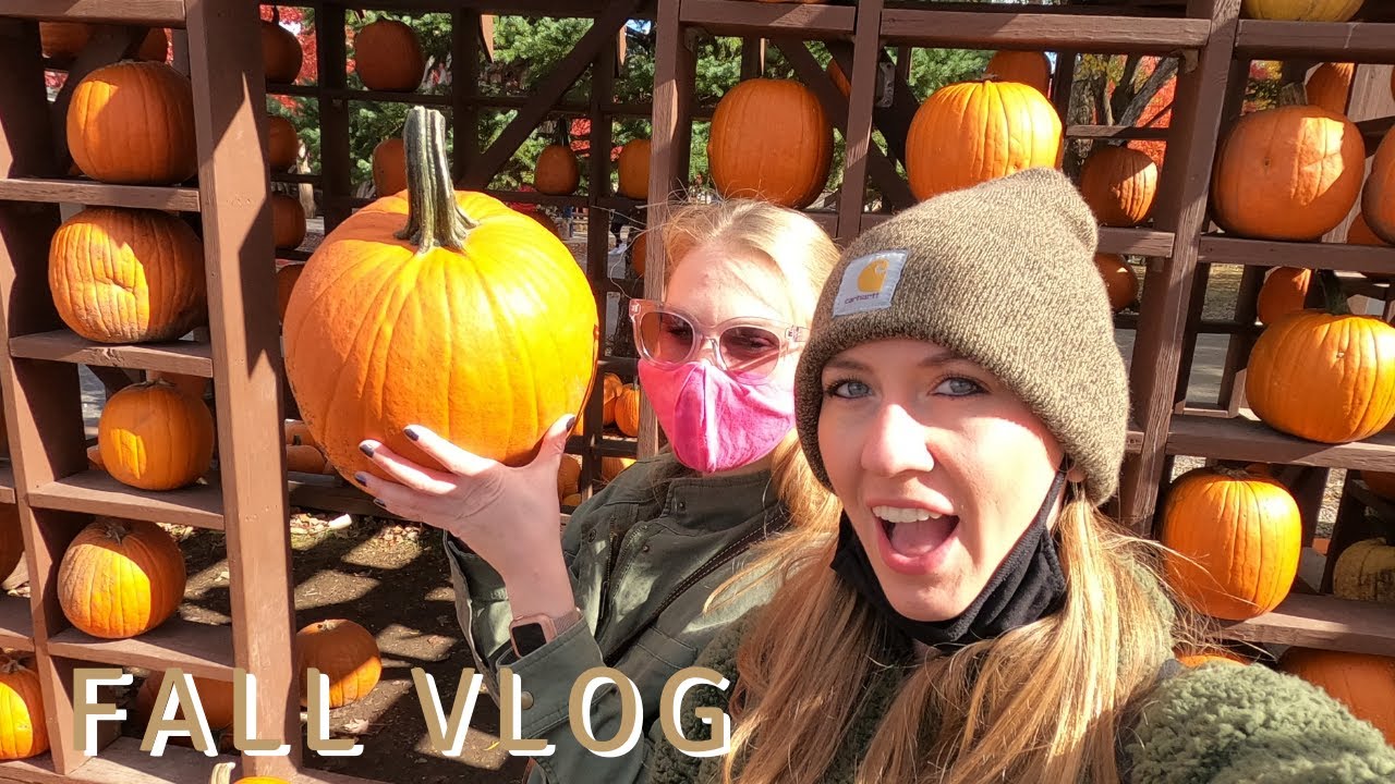 Fall Vlog Pumpkin Patch Carving Pumpkins And Ghosts Youtube