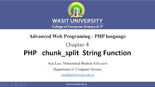 45 PHP chunk split String Function