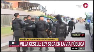 Decretaron la ley seca en Villa Gesell