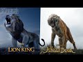 THE LION KING (2019) Side-By-Side w/ JUNGLE BOOK (2016)