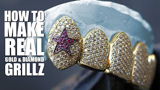 How to Make Gold Grillz (Real Gold & Diamond Teeth) The ULTIMATE Guide - TV John
