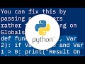 Python 3: UnboundLocalError: local variable referenced before assignment