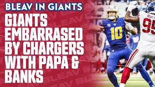 New York Giants suffer another embarrassing loss to Los Angeles Chargers with Bob Papa & Carl Banks