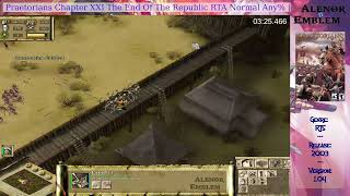 Praetorians Speedrun Chapter XXI The End Of The Republic Normal Mode RTA 5:17 (Current WR)