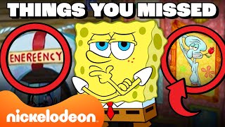 Every SpongeBob Thing You Missed For 80 MINUTES! 🔍 | Nicktoons