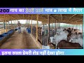 कम पैसे खर्च करके ज़बरदस्त डेरी फ़ार्म बनाया है। low cost dairy farm kam kharch me dairy farm