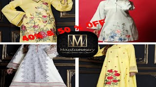 MAUSUMMERY | SUMMER 2020 | UNSTITCHED COLLECTION |