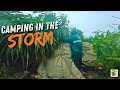 Raw Motocamping in the Storm | Typhoon Camping