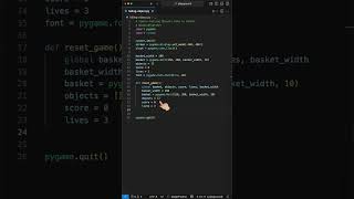 Simple Falling Object Game in Python - Part 1