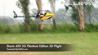 HeliPal.com - STORM 450 3G Plantium Edition 3D Flight