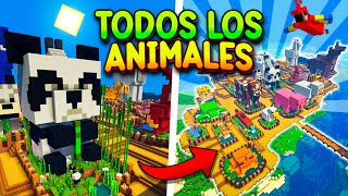 Construí un ZOOLÓGICO para cada ANIMAL en MINECRAFT 🦊🐸